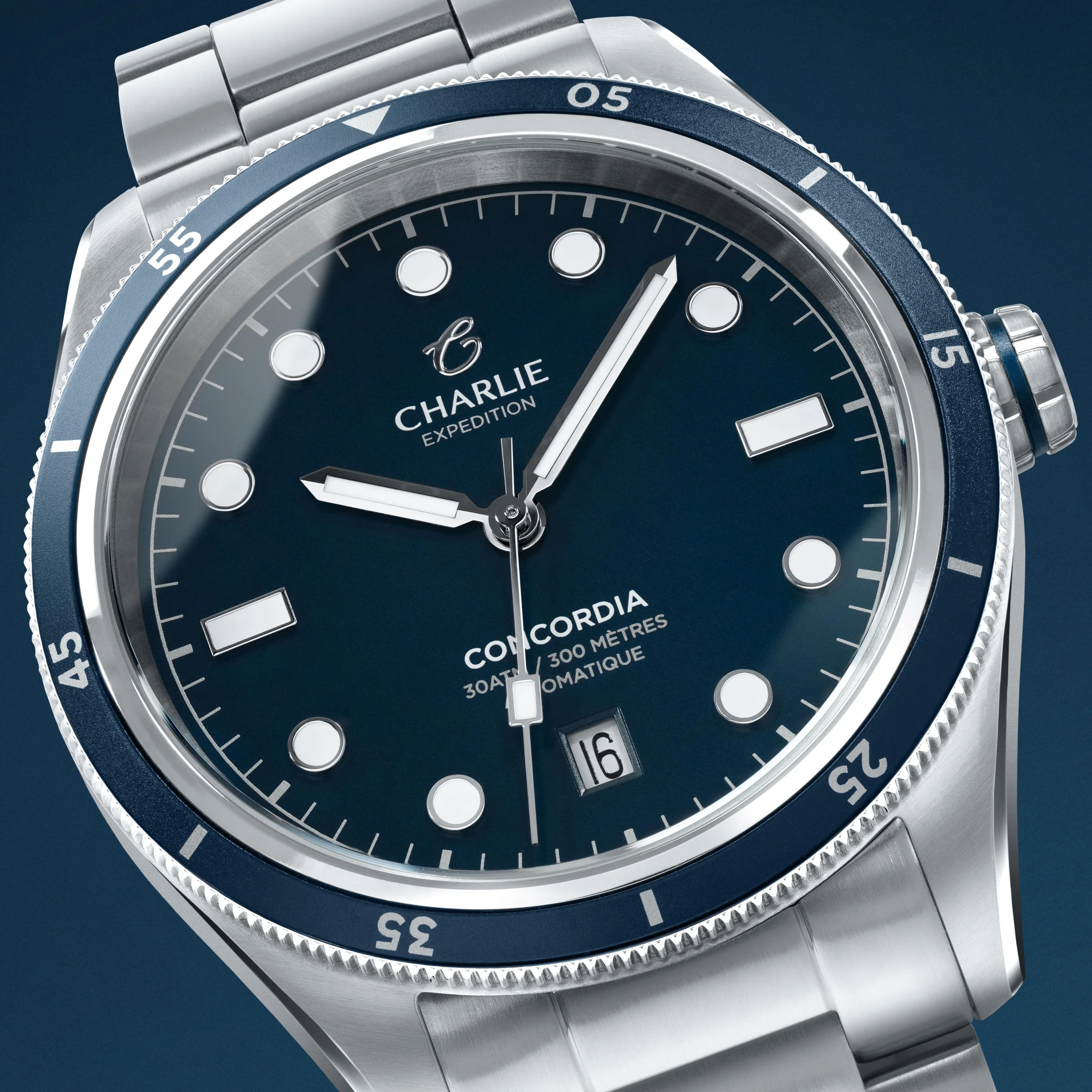 CONCORDIA - Automatique - Bleu Antarctique