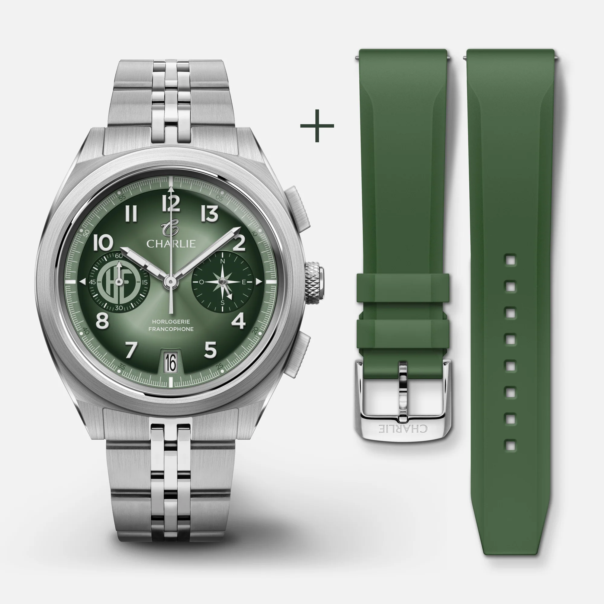 GRX - Mecaquartz Chronographe - HF "SALVIA" thumbnail 2