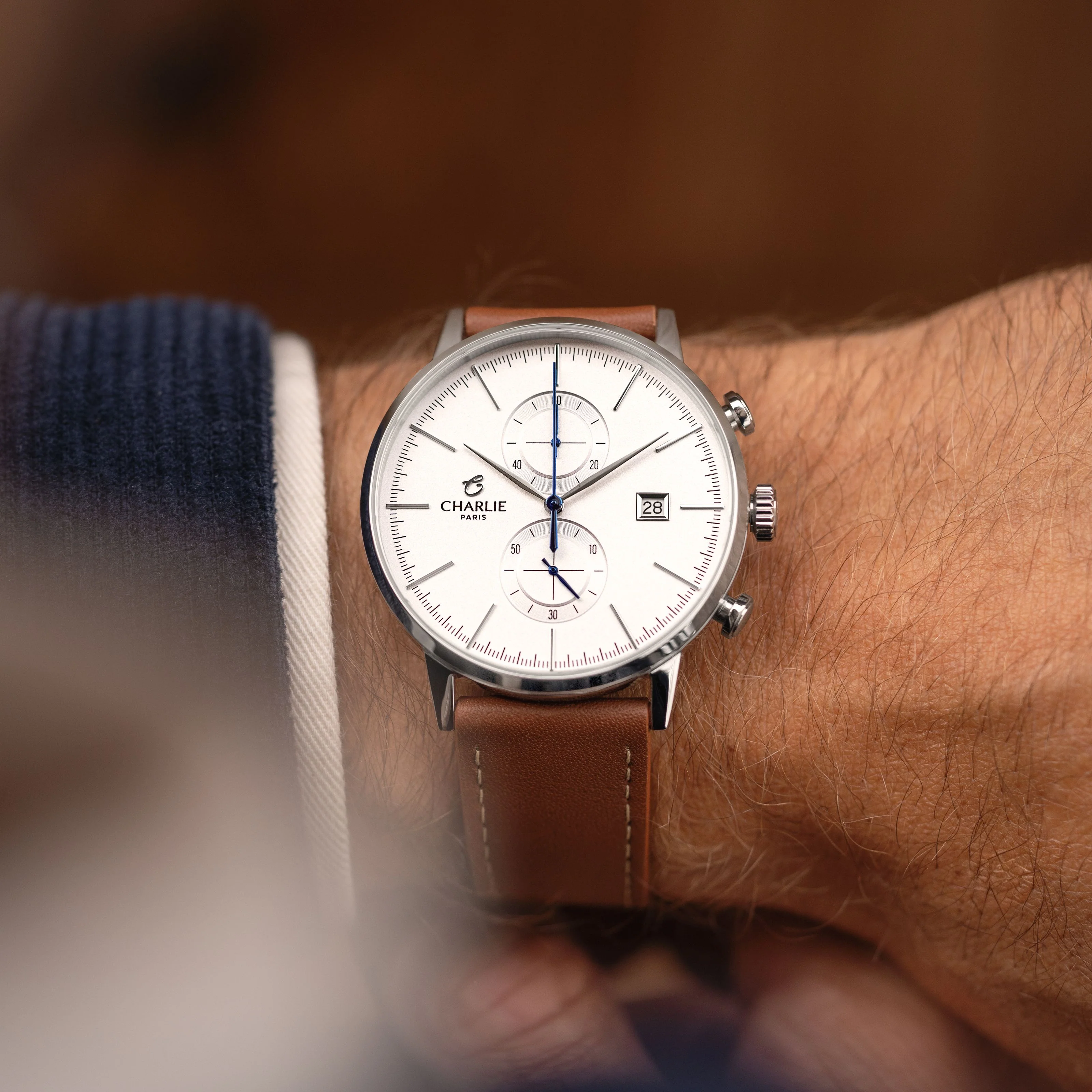 HORIZON - Chronographe - Blanc thumbnail 2