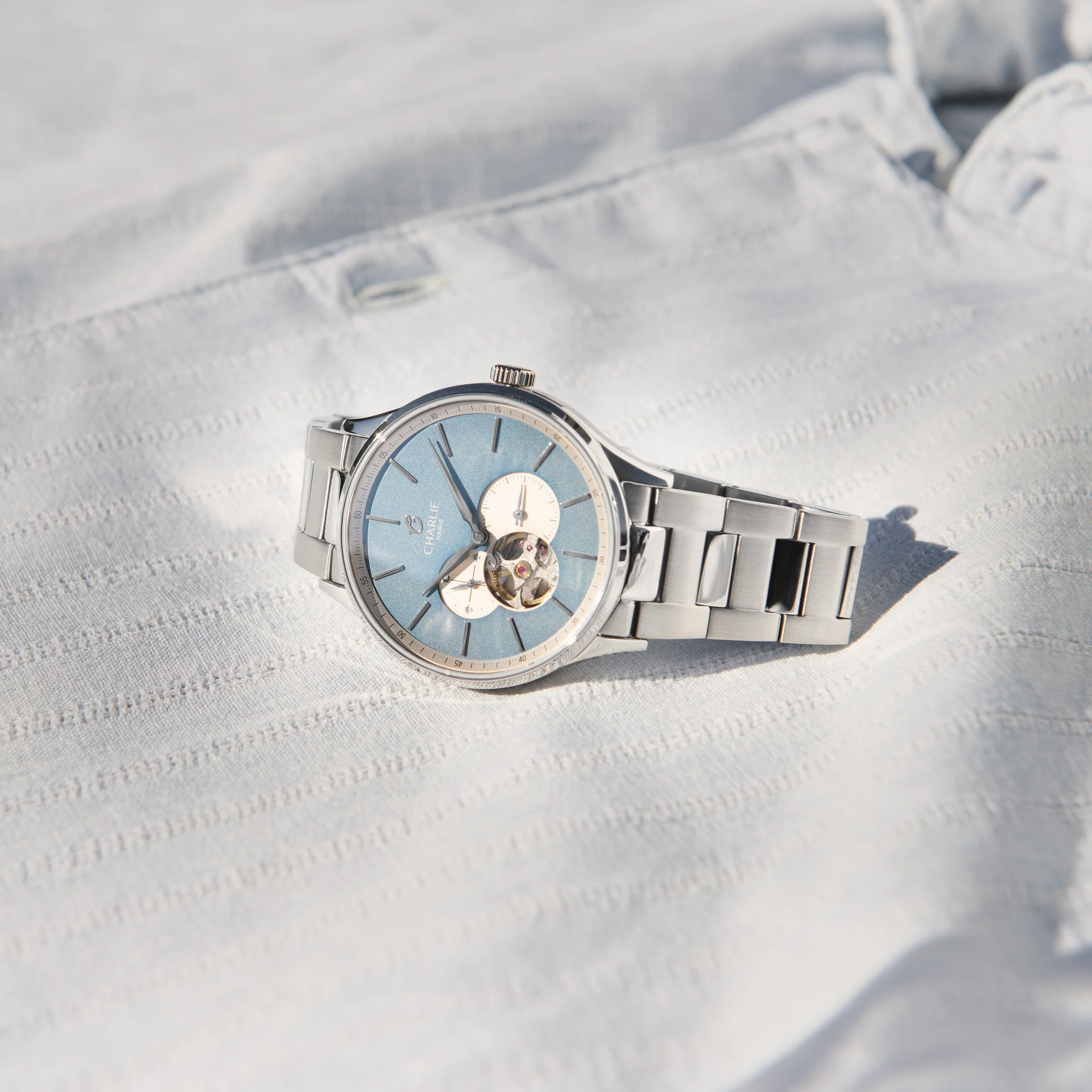 INITIAL - Cœur Ouvert - Summer Blue