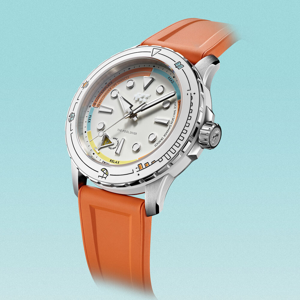 C60 Pool Diver 41mm — White thumbnail 3