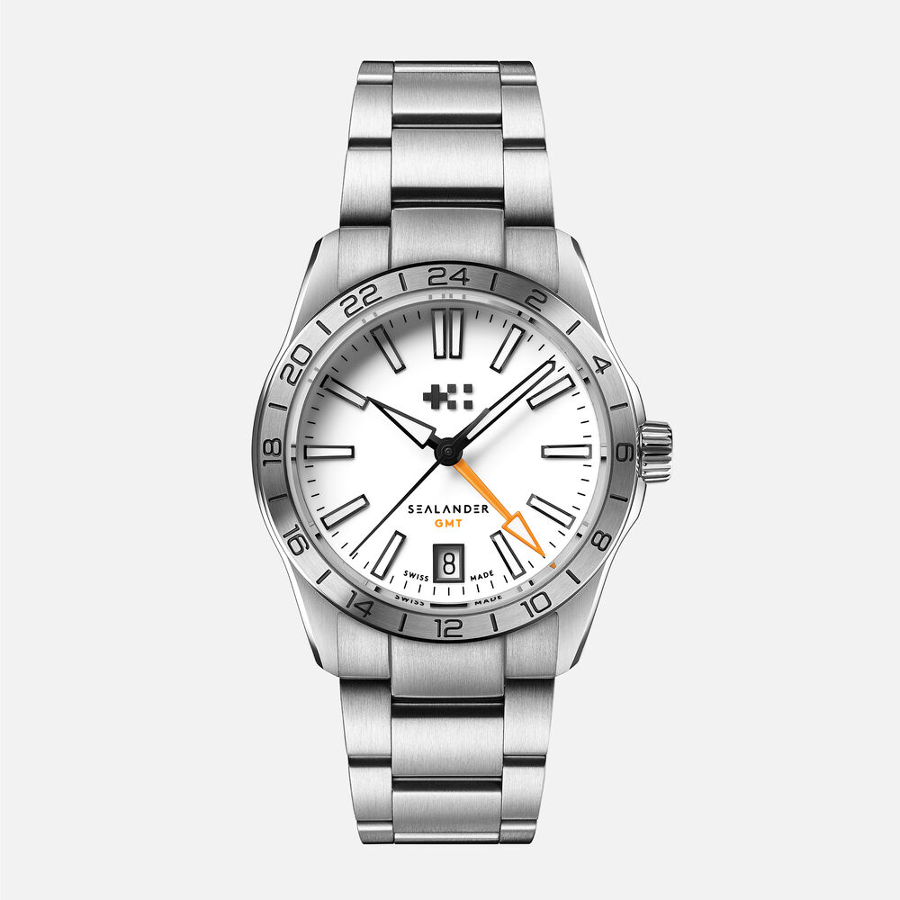 C63 Sealander GMT 36mm — White Automatic GMT selected view
