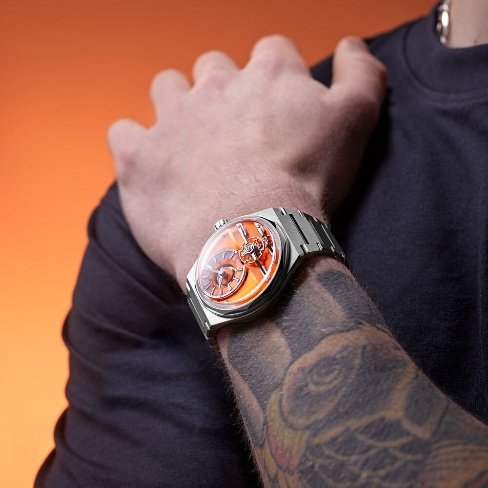 The C12 Loco 41mm — Frisco Orange Handwound thumbnail 2
