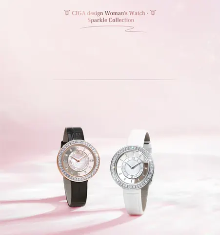CIGA design ARTIST WATCH Â· SPARKLE COLLECTION
