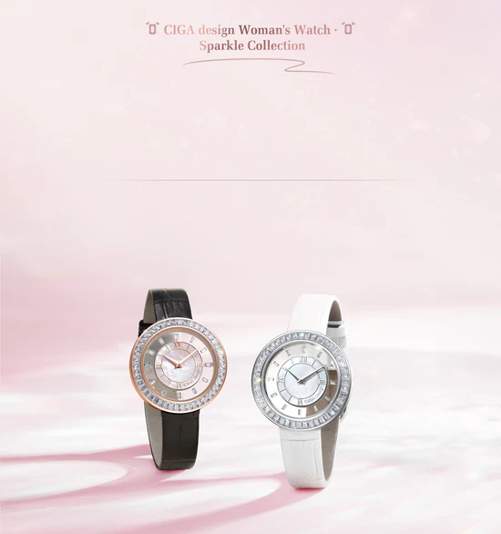 CIGA design ARTIST WATCH · SPARKLE COLLECTION