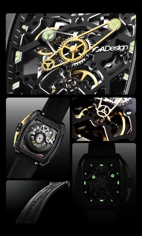 CIGA design AUTOMATIC SKELETON WATCH Â· EDGE EXPLORATION