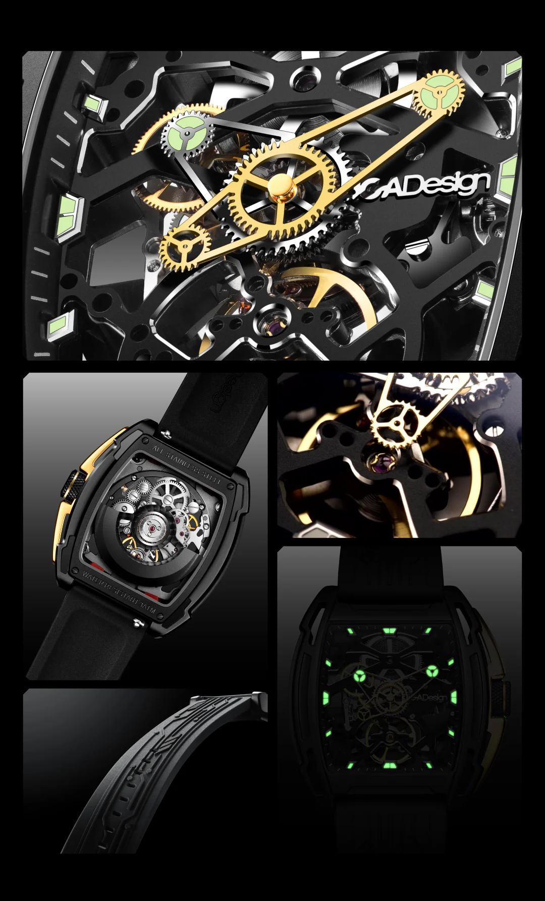 CIGA design AUTOMATIC SKELETON WATCH · EDGE EXPLORATION