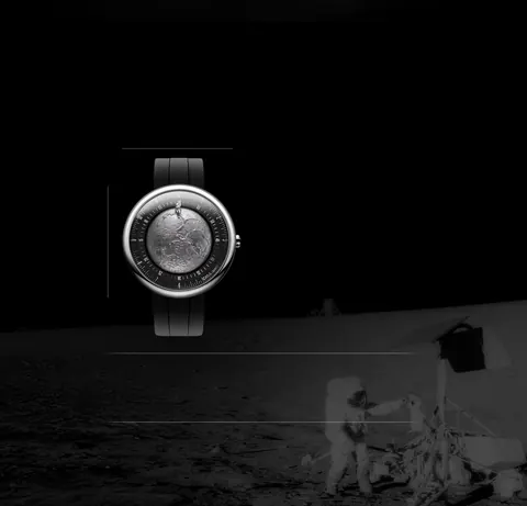 CIGA design AUTOMATIC WATCH Â· MOON WALKER EDITION