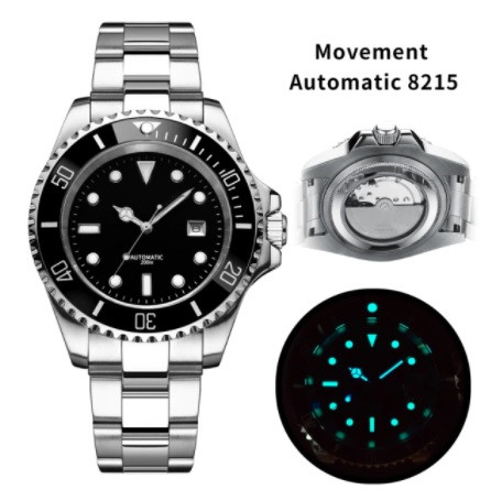 Automatic 200m diver watch with Miyota 8215 movement sapphire crystal thumbnail 3