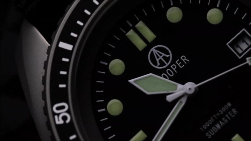 COOPER SUBMASTER STEEL FINISH ROYAL NAVY MILITARY DIVERS WATCH SM8016ST thumbnail 3