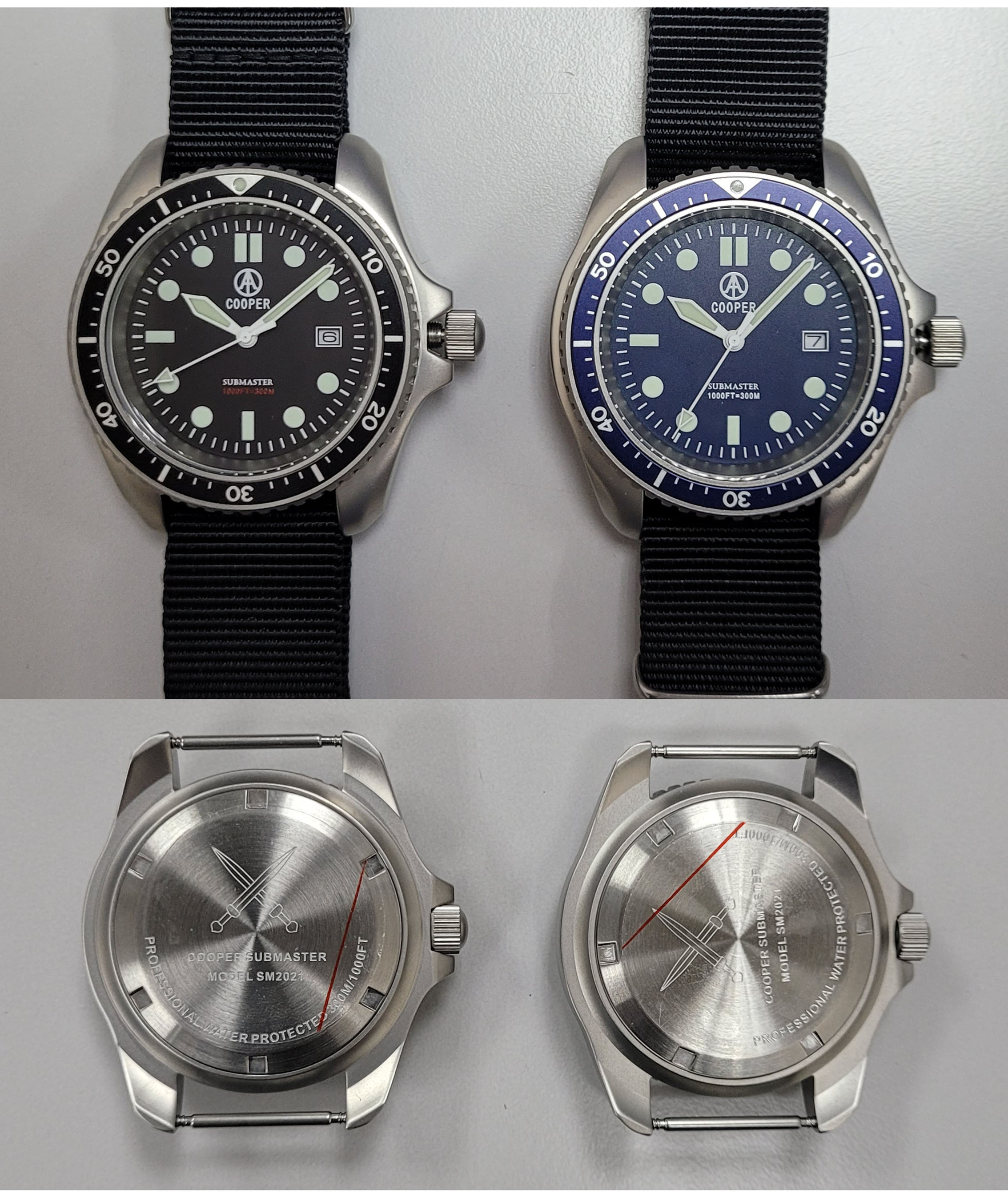 COOPER SUBMASTER STEEL FINISH ROYAL NAVY MILITARY DIVERS WATCH SM2021ST thumbnail 4