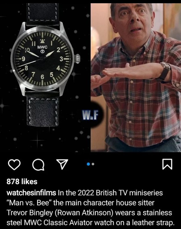 MWC 1940s Pattern Classic 46mm Limited Edition XL Military Pilots Watch thumbnail 2