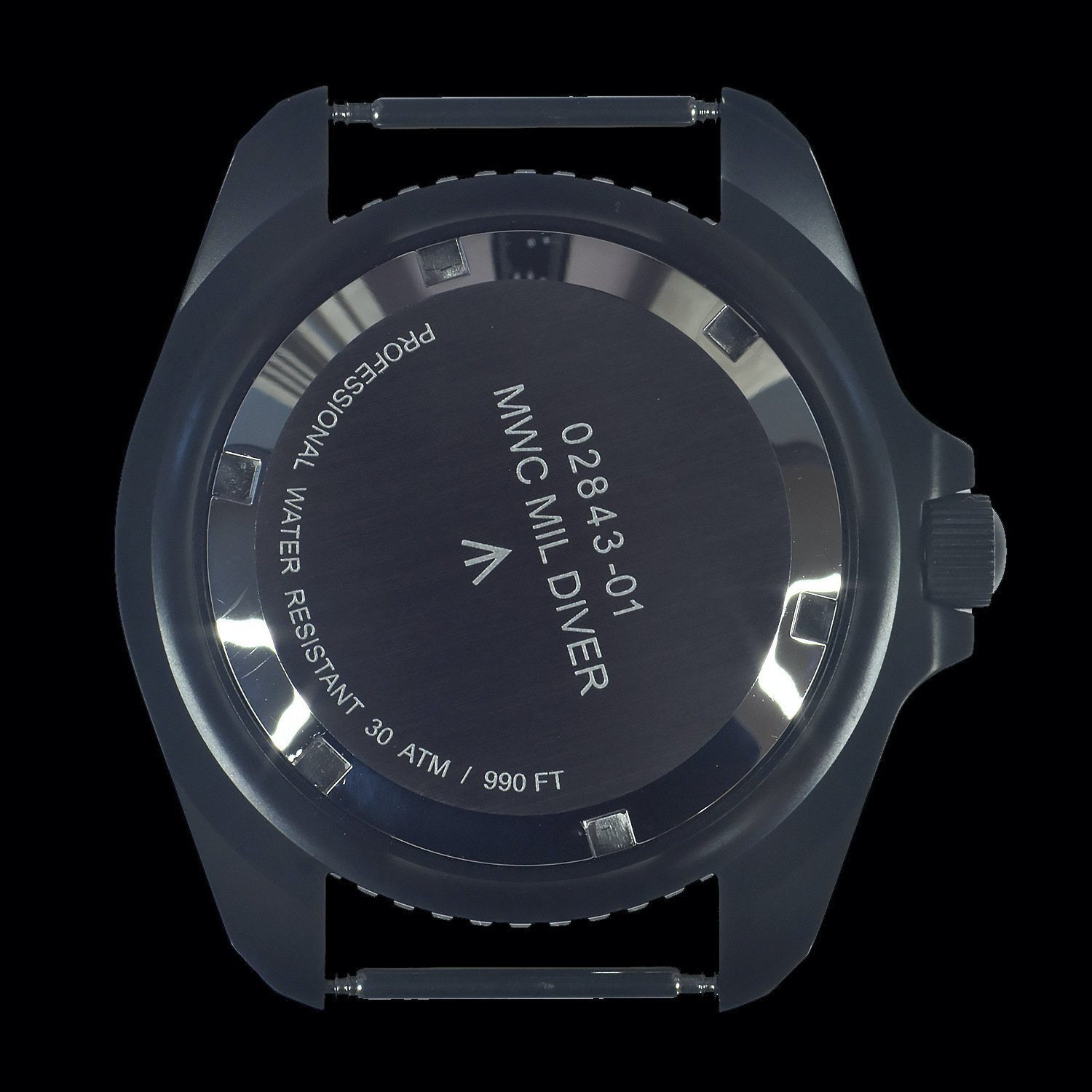 MWC 1999-2001 Pattern Quartz Military Divers Watch on Black NATO Strap thumbnail 4