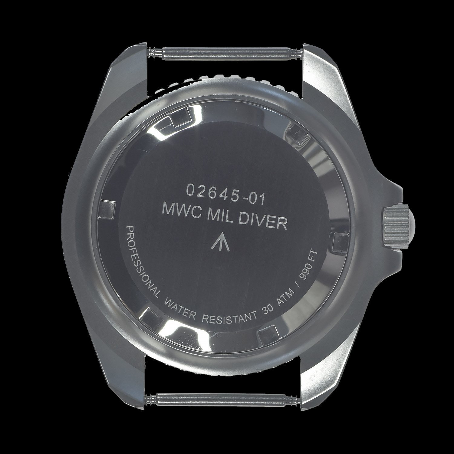 MWC 1999-2001 Pattern Stainless Steel Quartz Military Divers Watch on Grey NATO thumbnail 4