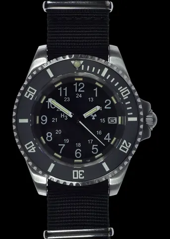 MWC 24 Jewel 300m Automatic Military Divers Watch with Tritium GTLS Illumination