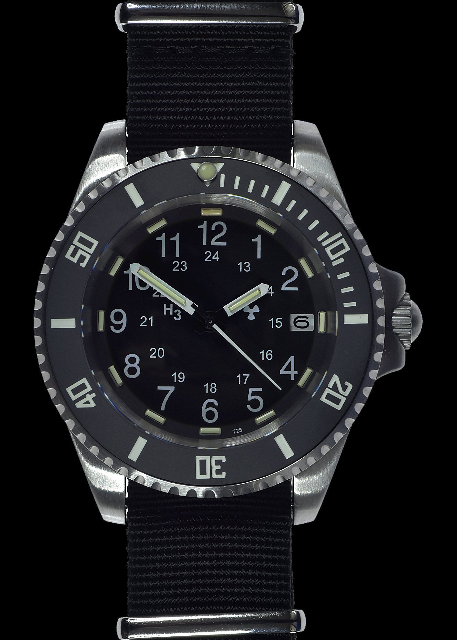 MWC 24 Jewel 300m Automatic Military Divers Watch with Tritium GTLS Illumination