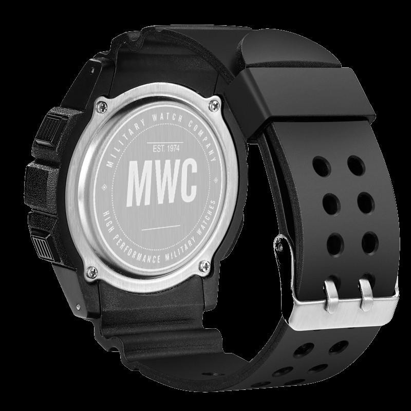 MWC Digital Military Watch with Bluetooth, Step Counter, 100m Water Resistance thumbnail 2