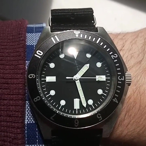 "Vietnam" / Platoon US Special Forces UDT watch - TYPE 1 sterile dial thumbnail 3