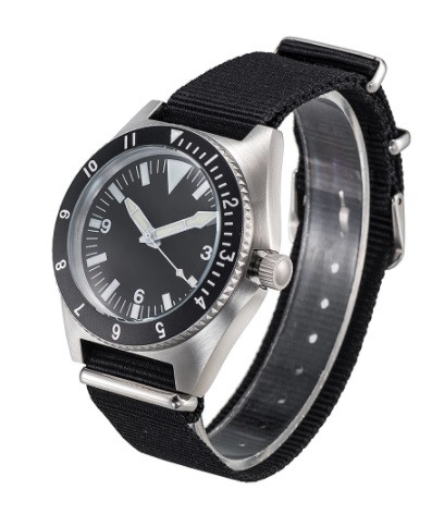 "Vietnam" / Platoon US Special Forces UDT watch - Type D sterile Royal Navy dial thumbnail 3