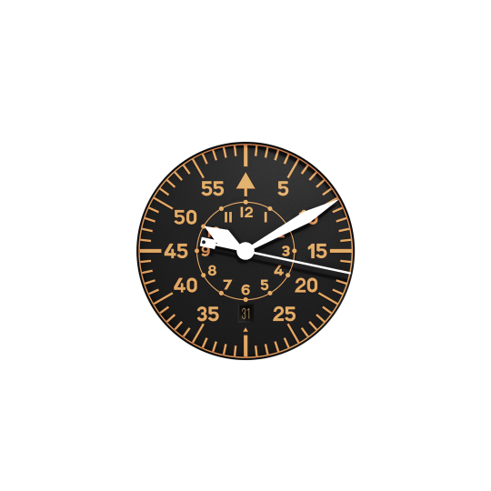 Pilot watch 40 mm Type B Bronze CuSn8 thumbnail 3