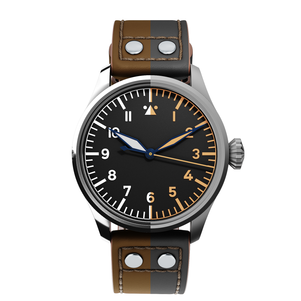Pilot watch 42 mm Type A selected view