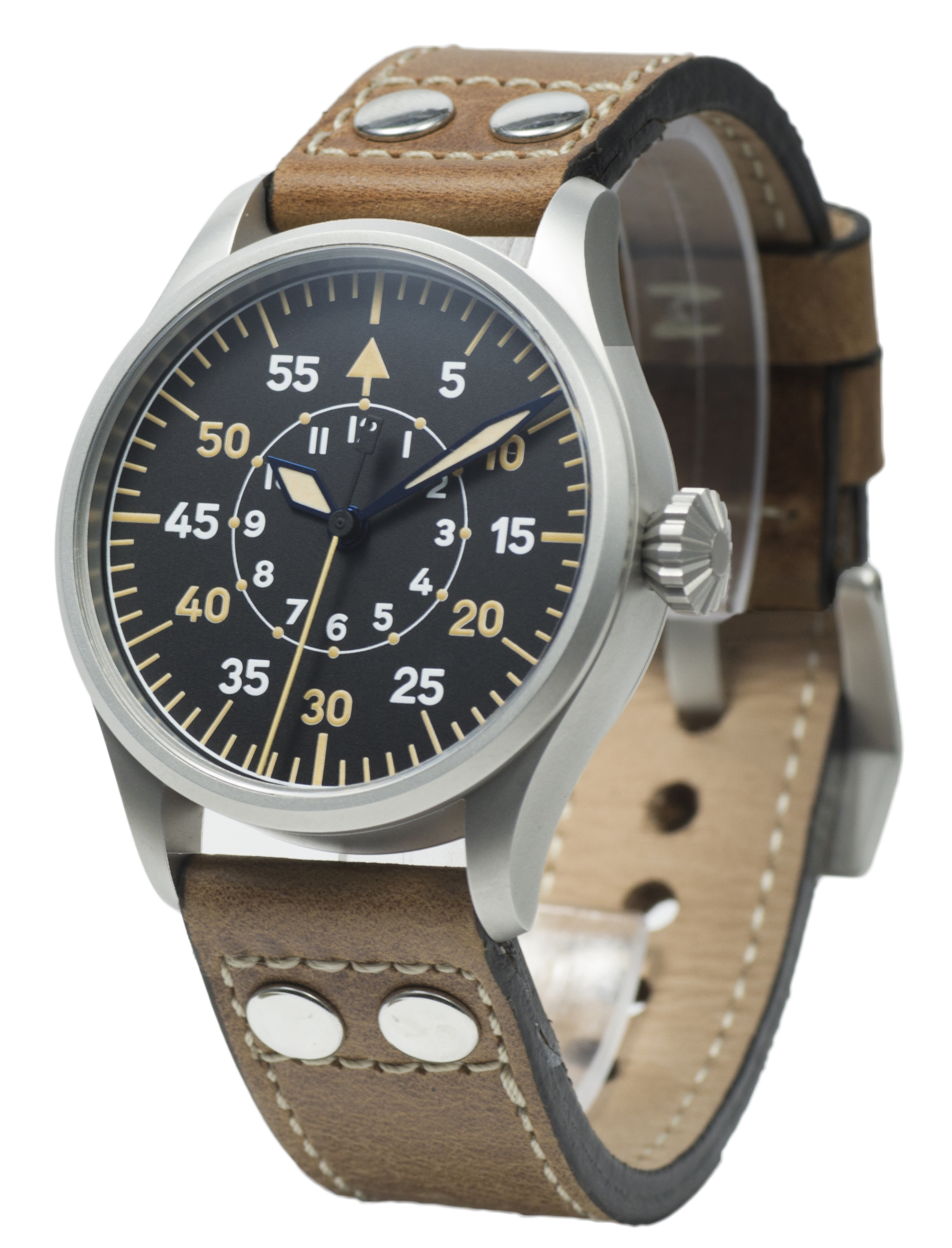 Pilot watch 42 mm Type B Bronze CuSn8 selected view