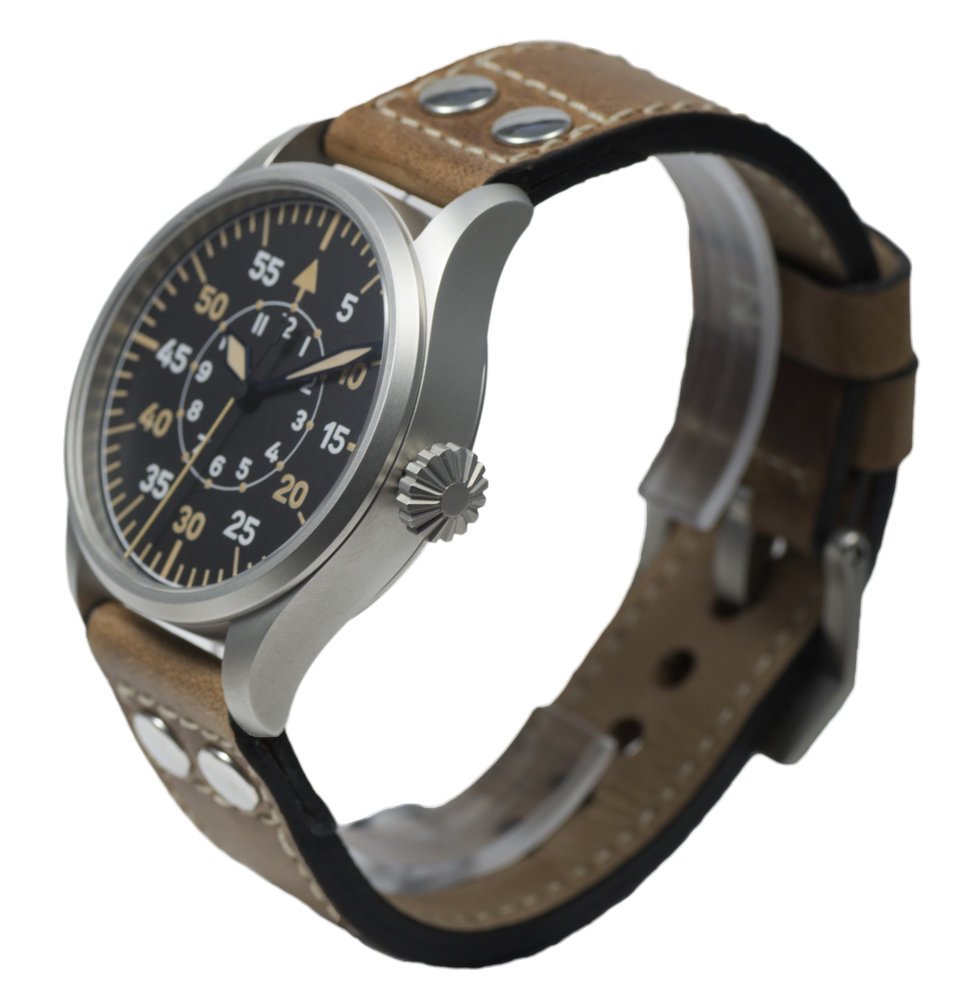 Pilot watch 42 mm Type B Bronze CuSn8 thumbnail 3