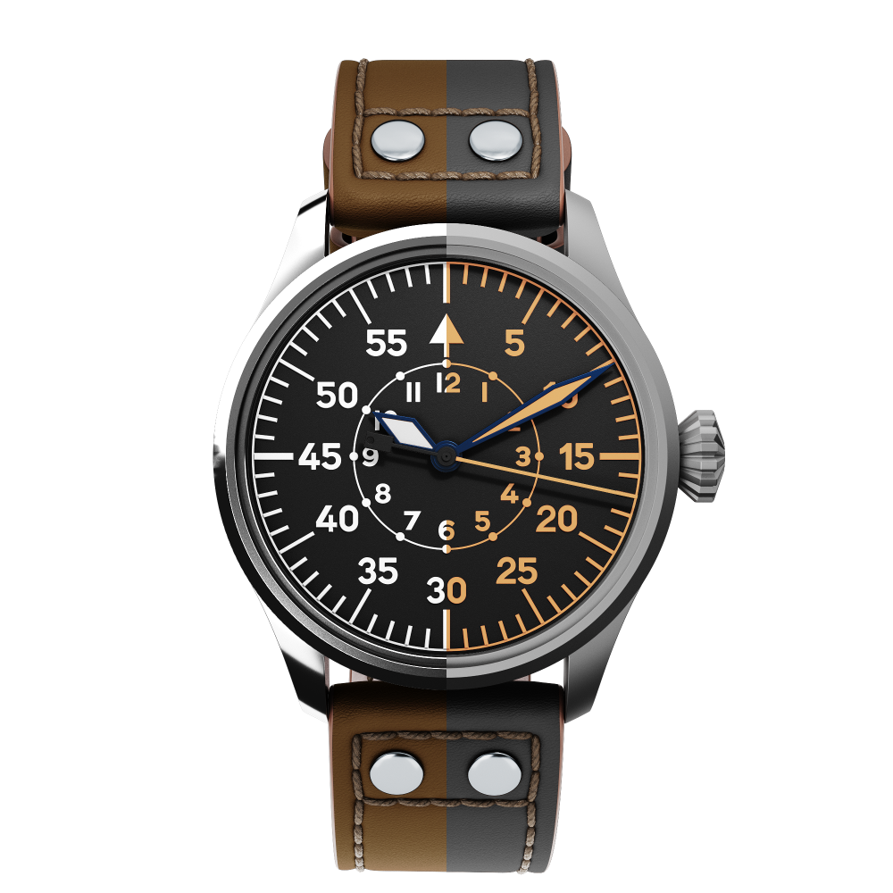 Pilot watch 42 mm Type B selected view