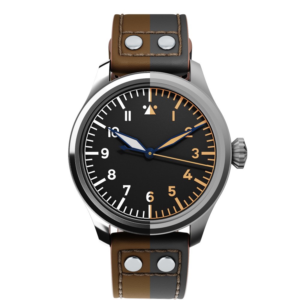 Pilot watch 44 mm Type A selected view