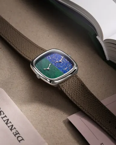 Bloodstone & Lapis In Steel