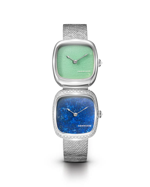 Dual Time Mini  Lagoon Jadeite & Lapis Lazuli thumbnail 2