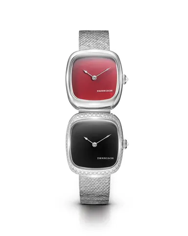 Dual Time Mini  Red Jasper & Black Onyx