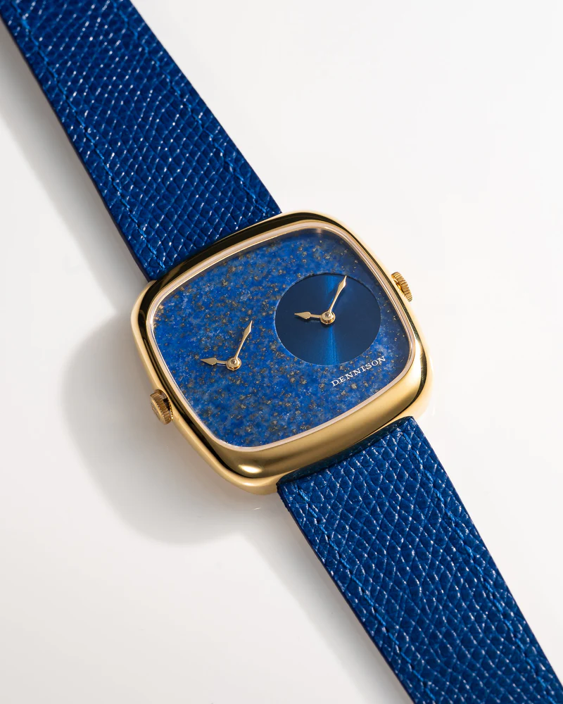 Lapis & Blue Sunray In Gold thumbnail 2