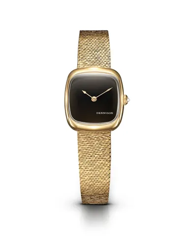 Mini Black Onyx In Gold