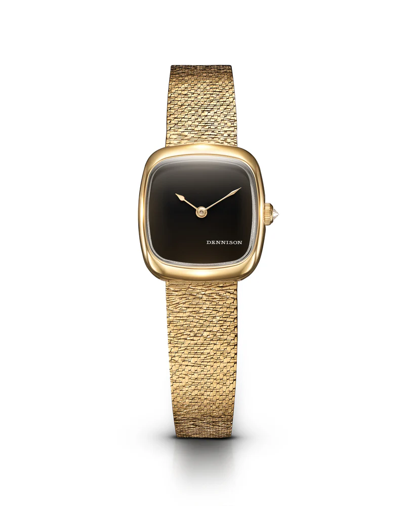 Mini Black Onyx In Gold
