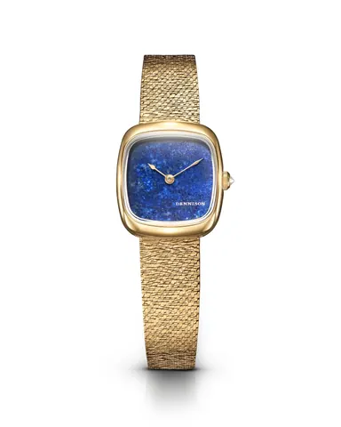 Mini Lapis Lazuli In Gold