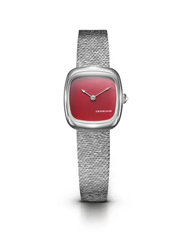 Mini Red Jasper In Steel