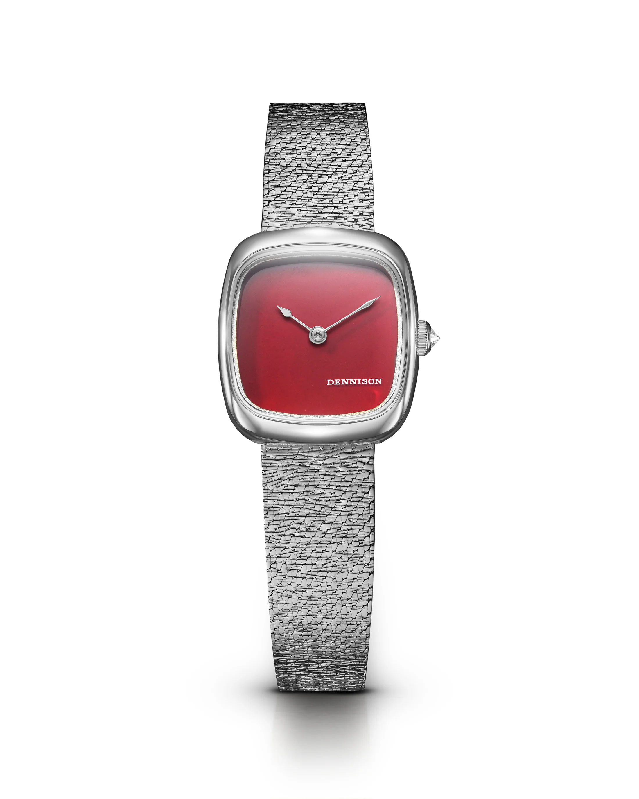 Mini Red Jasper In Steel
