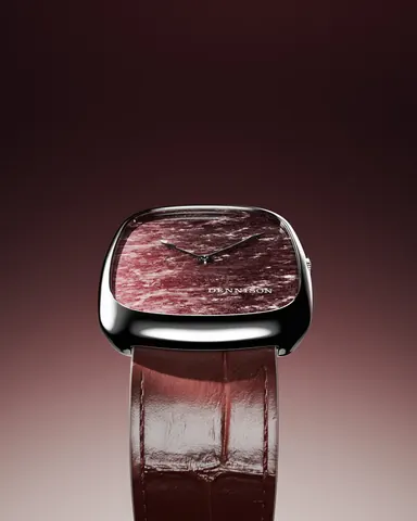 Natural Rubellite Stone In Steel