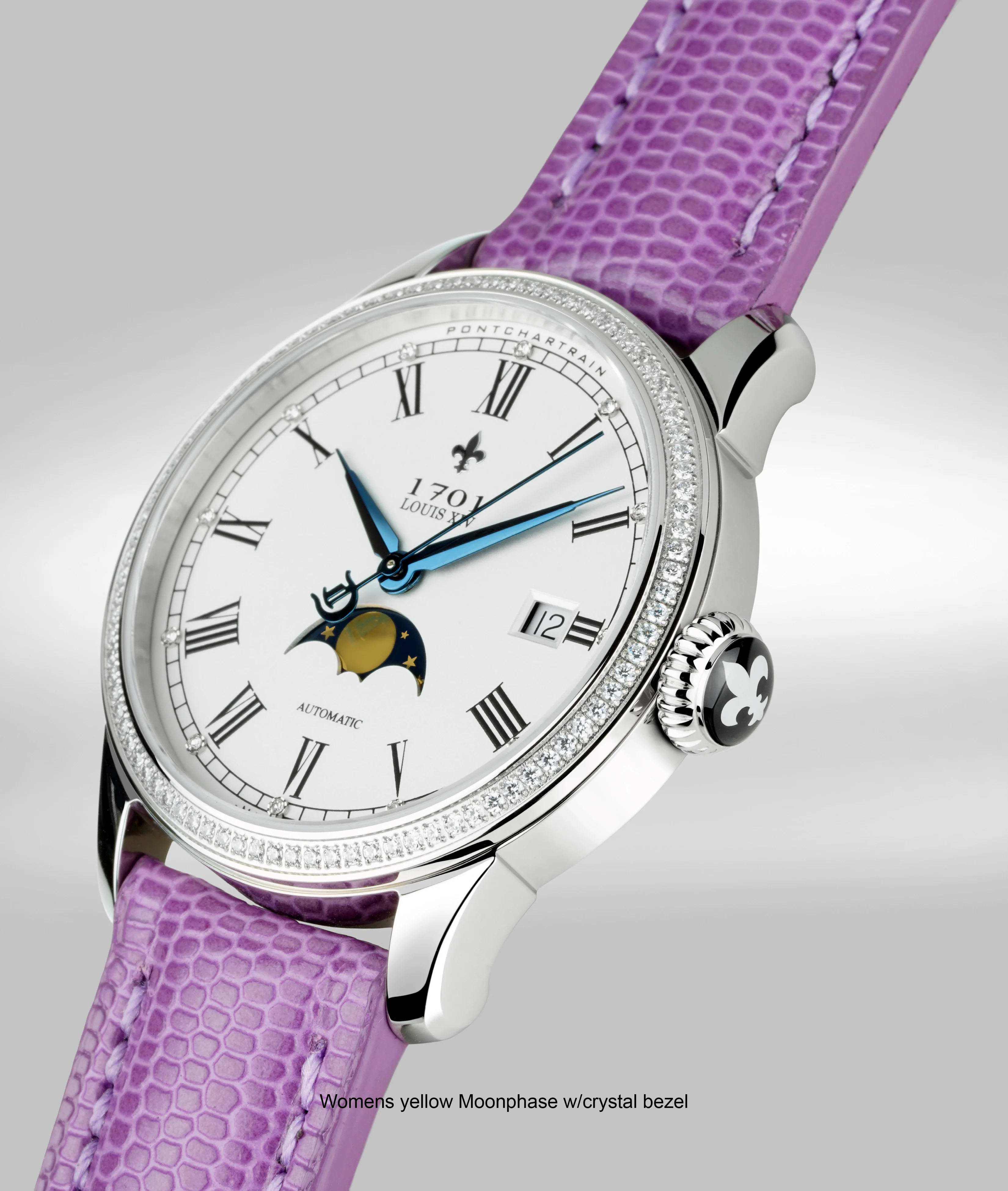 39mm Women's Pontchartrain Louis XIV Moonphase Exhibition thumbnail 2