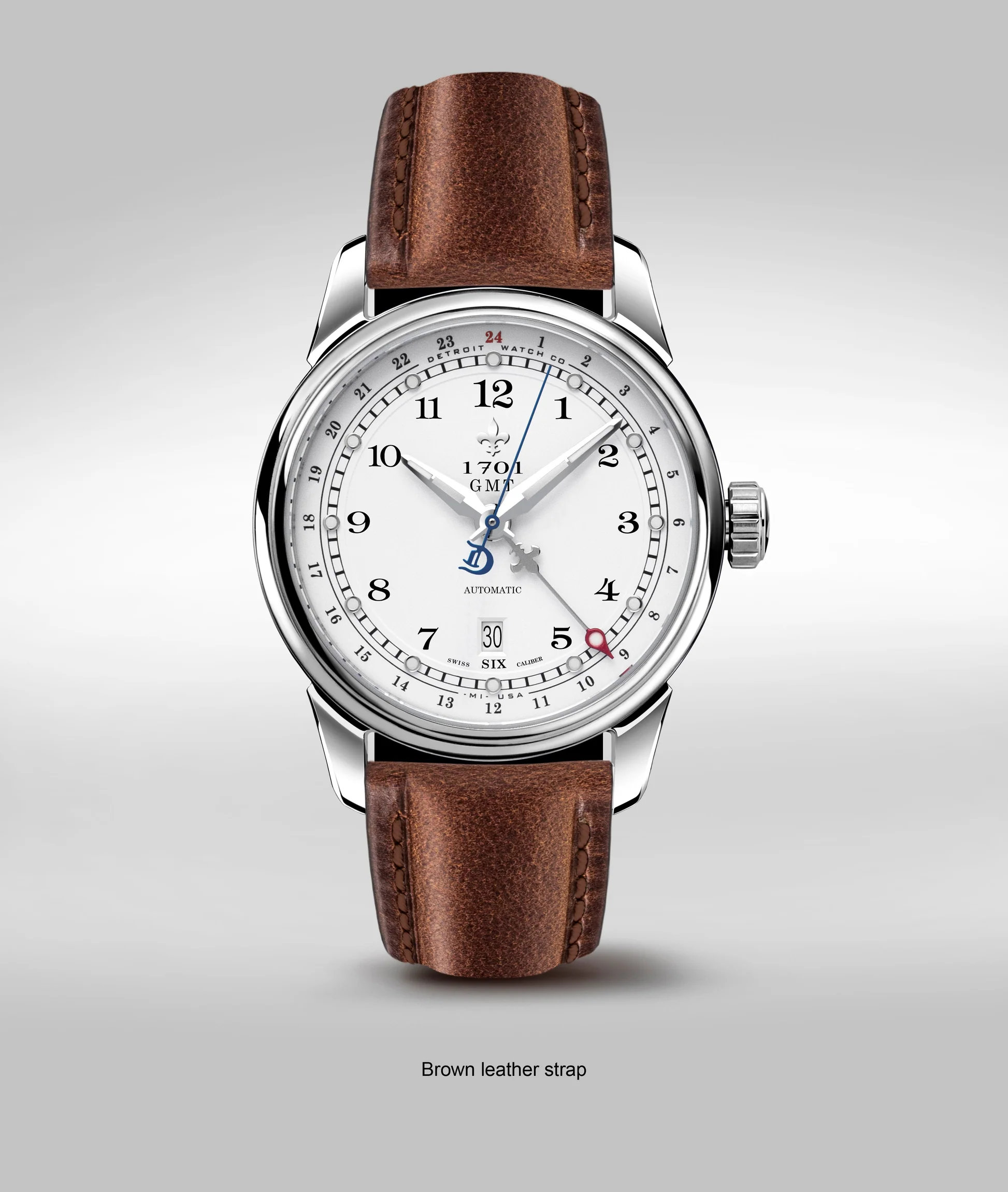 42mm 1701 PontchartrainÂ® GMT Dual Timezone Exhibition thumbnail 2