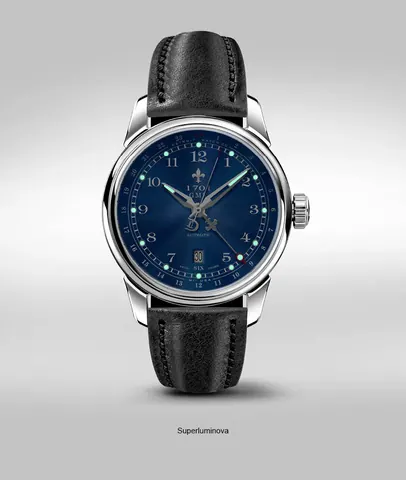 42mm 1701 PontchartrainÂ® GMT Dual Timezone