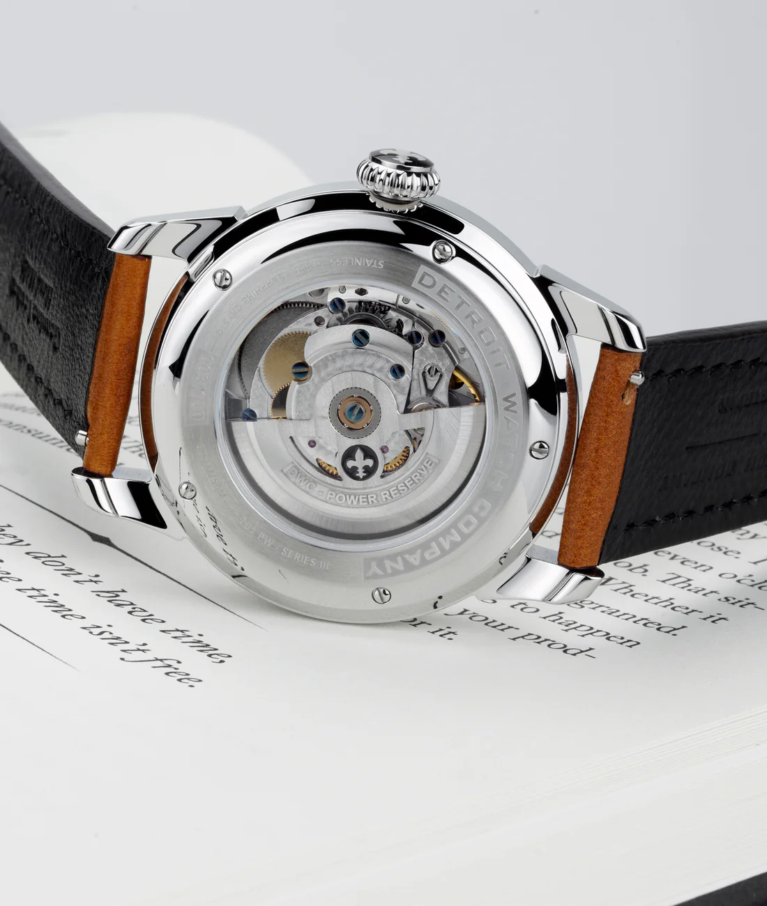 42mm 1701 Power Reserve Blued hands Exhibition thumbnail 2
