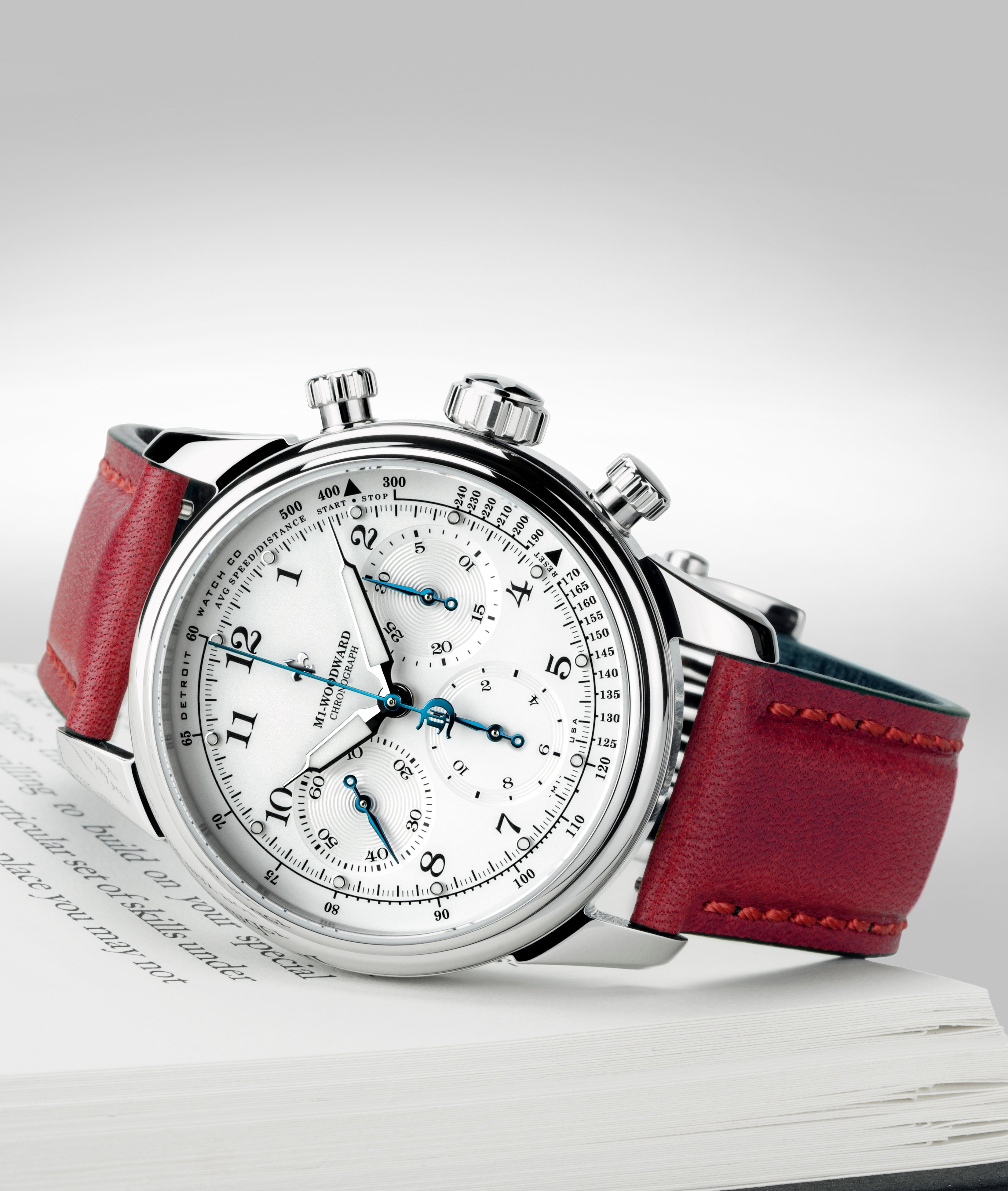 42mm M1-Woodward® Classic Arabic dial Chronograph Exhibition thumbnail 3