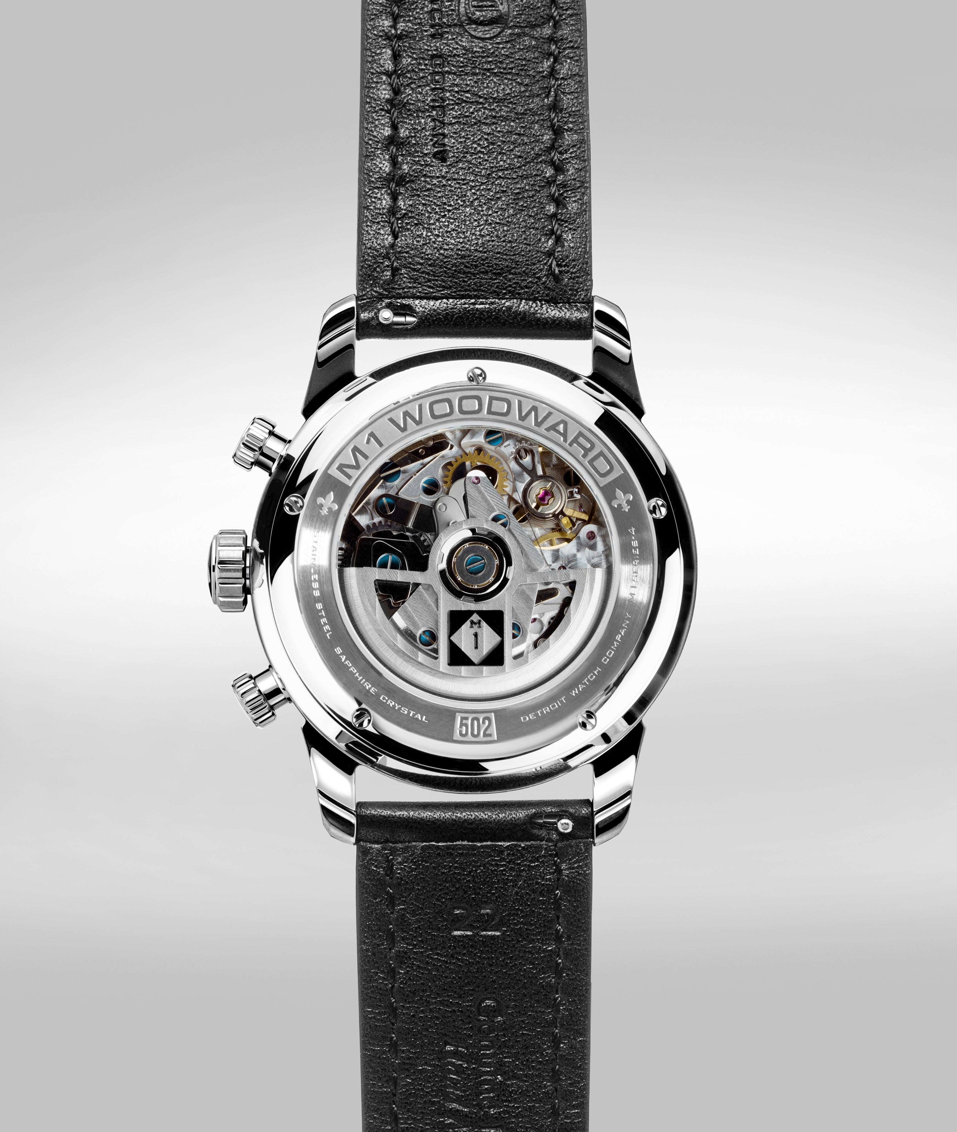 42mm M1-Woodward® Classic Arabic dial Chronograph Exhibition thumbnail 5