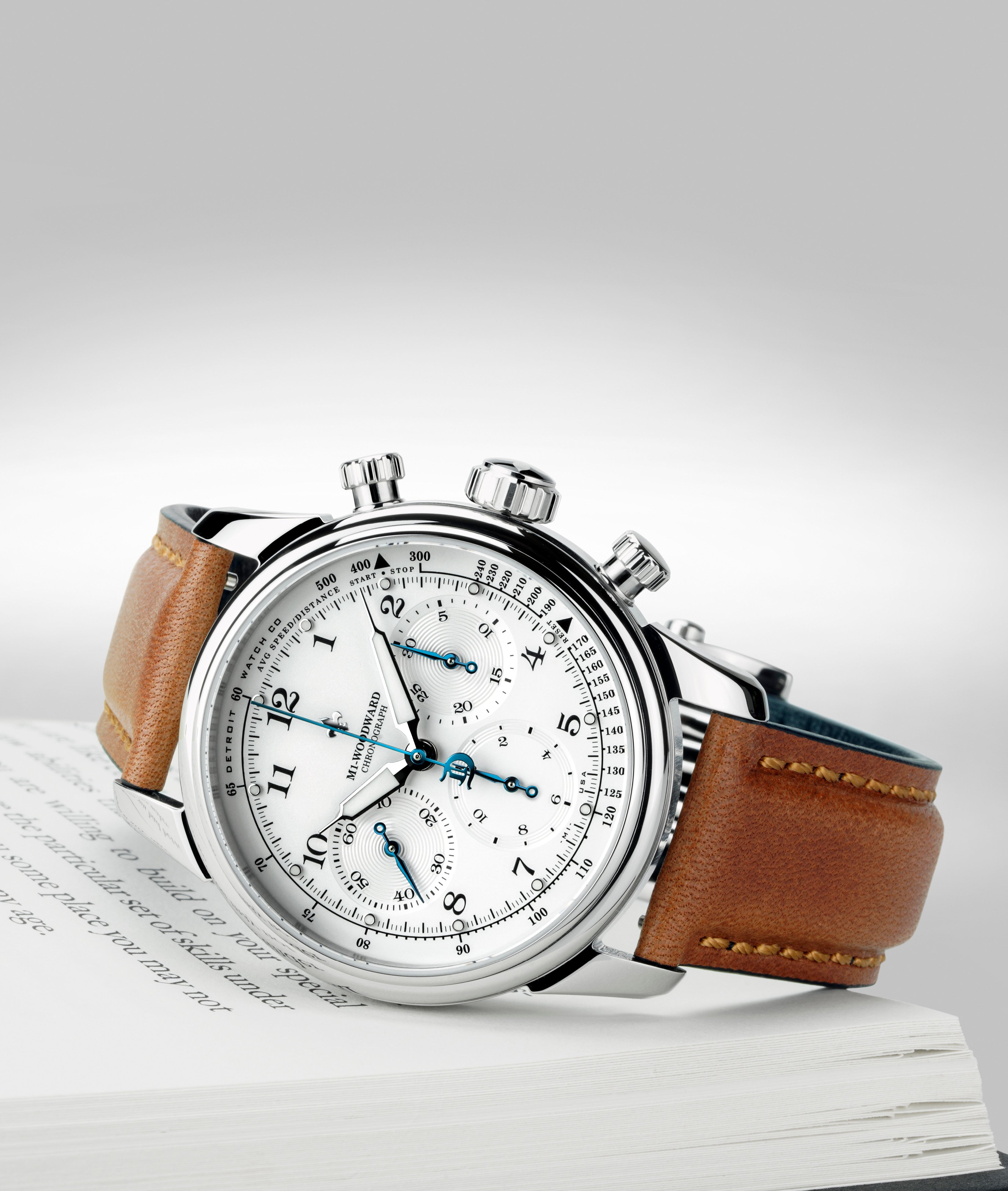 42mm M1-Woodward® Classic Arabic dial Chronograph Exhibition thumbnail 6