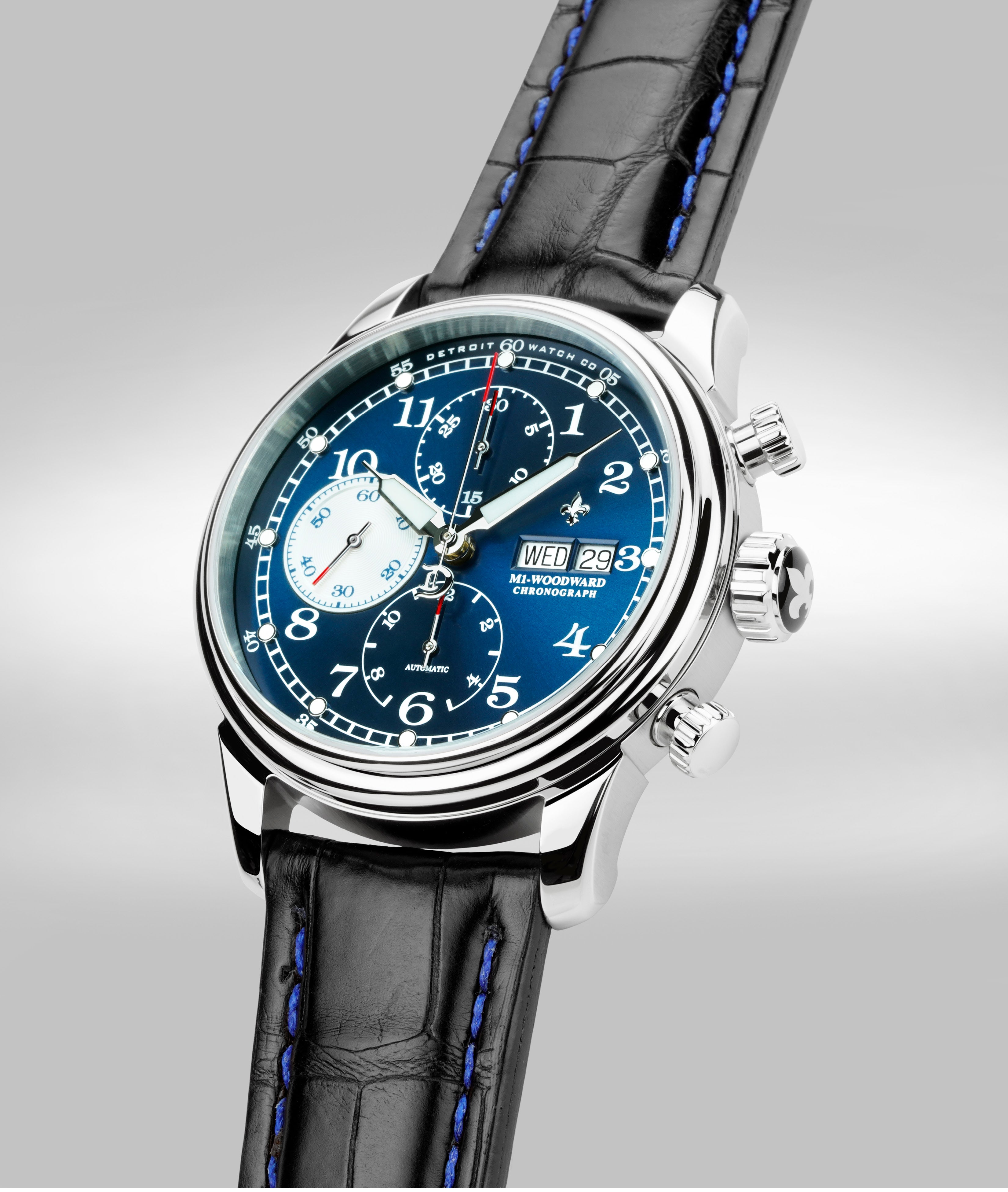 42mm M1-Woodward® Classic Chronograph Exhibition thumbnail 7