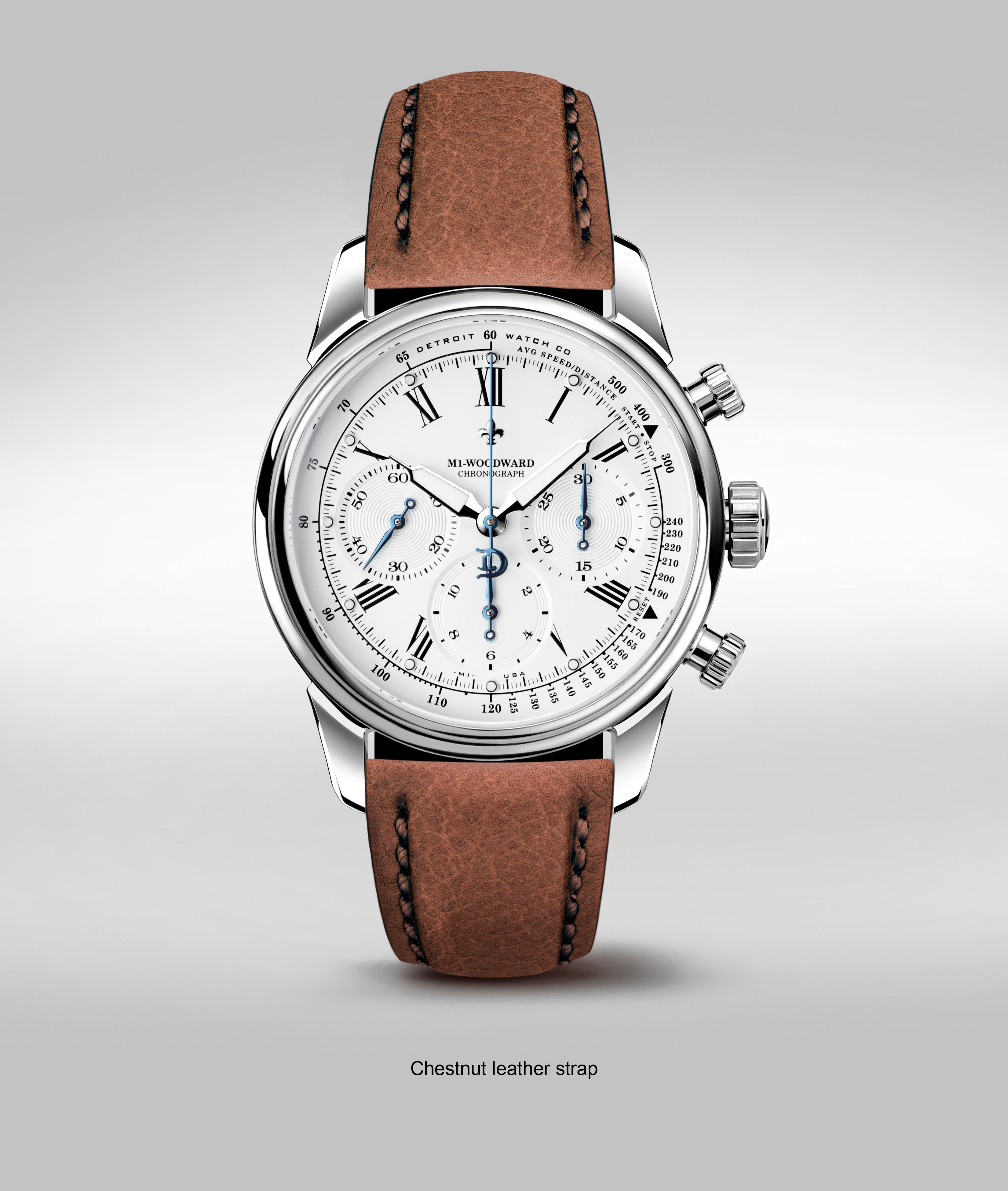42mm M1-Woodward® Classic Roman Dial Chronograph Exhibition thumbnail 2