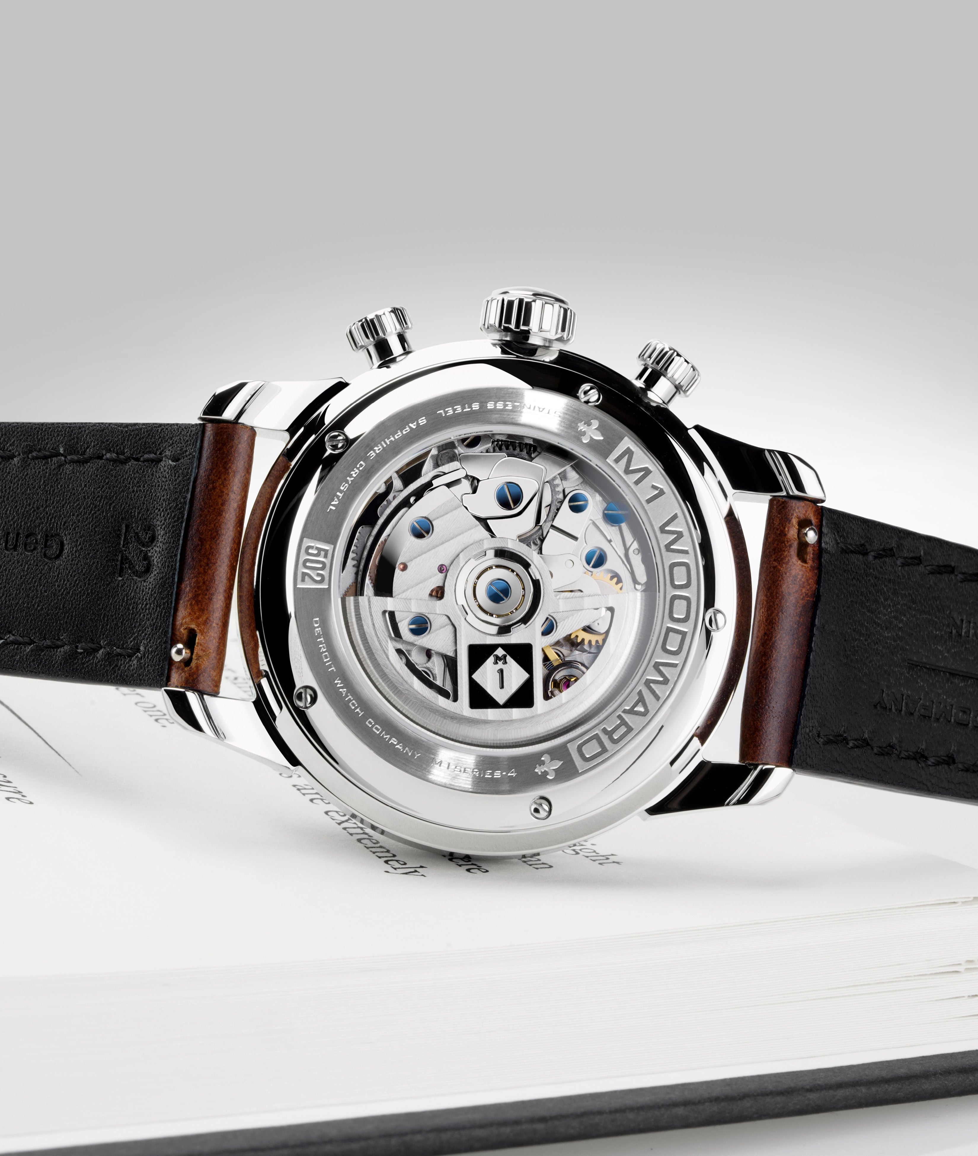 42mm M1-Woodward® Classic Roman Dial Chronograph Exhibition thumbnail 5