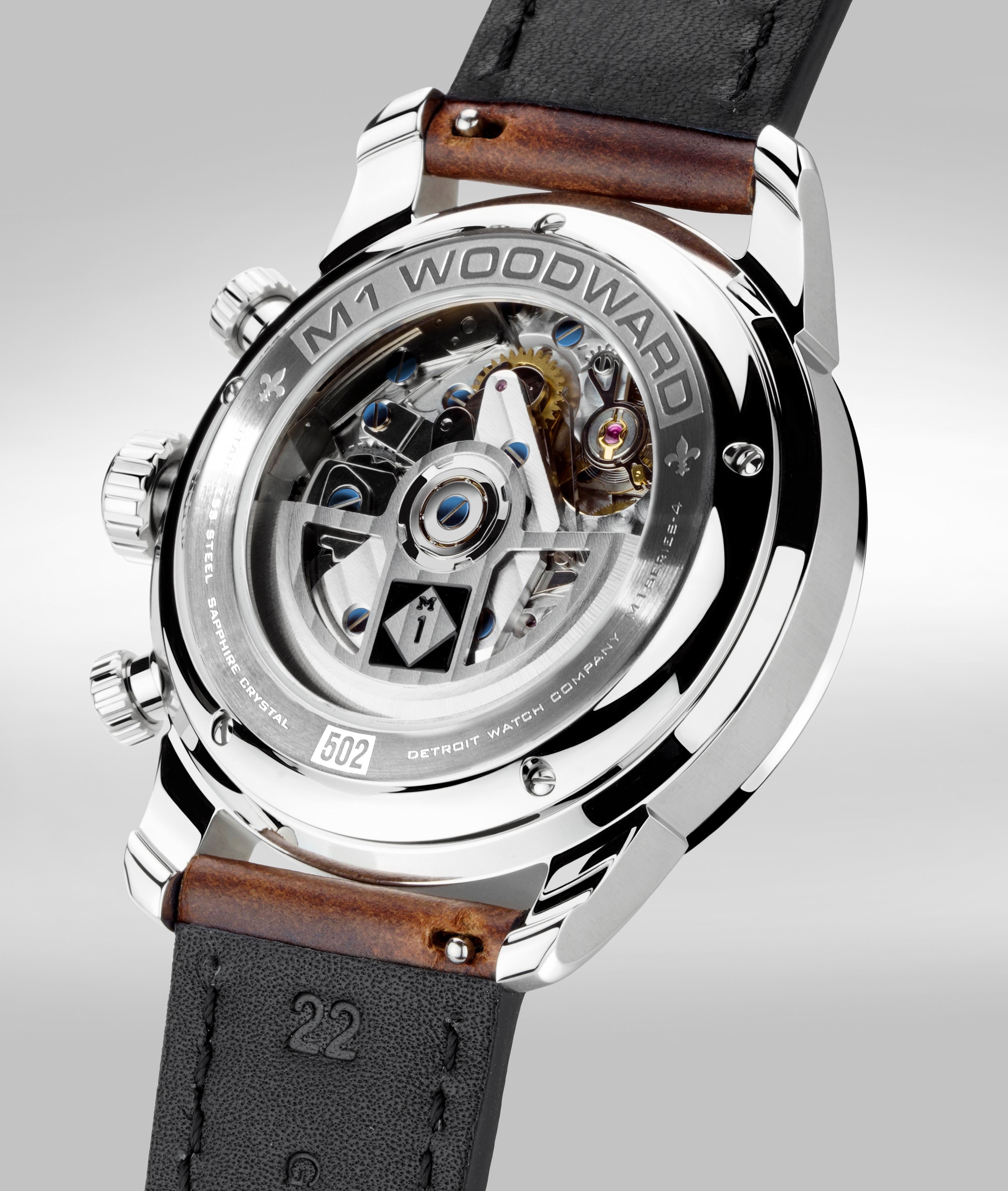 42mm M1-Woodward® Classic Roman Dial Chronograph Exhibition thumbnail 8